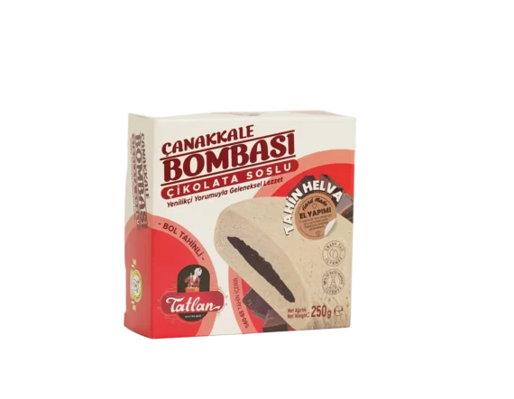 Tatlan - Çanakkale Bombası Çikolata Soslu Tahin Helva (250g)