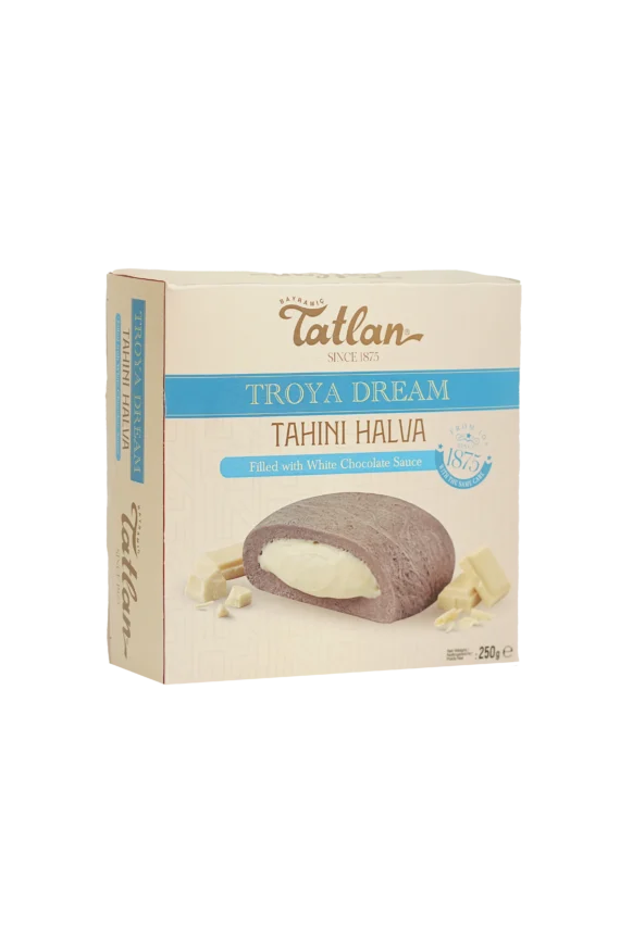 Tatlan - Troya Dream Beyaz Çikolatalı Kakaolu Tahin Helvası (250g)
